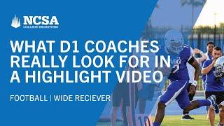 How to Make a Highlight Video | Football | Wide Receiver