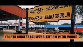 Steel Express arriving Kharagpur Railway Station | Fourth Longest Platform | TATANAGAR | Kharagpur