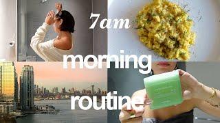 7am morning routine in nyc (healthy & productive)