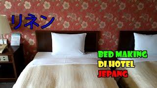 Internship in a Japanese Hotel - Bed Making 200 Speed