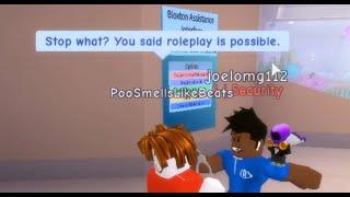 RUNNING For My LIFE At Bloxton Hotels - ROBLOX Trolling