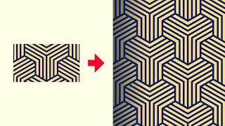 Illustrator Line Pattern Tutorial | Repeatable & Seamless