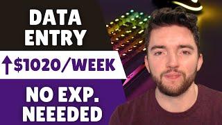 ⬆️$1,020/WEEK No Experience Data Entry Remote Jobs Hiring Now!