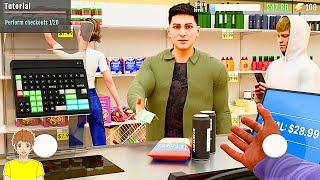 I Played Supermarket Manager Simulator Mobile Game App!