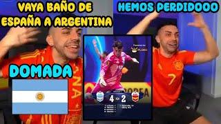 DjMaRiiO REACCIONA A LA DOMADA DE ARGENTINA A ESPAÑA EN LA KINGS LEAGUE