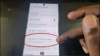 Swipe Down for Notification Panel Galaxy Note 10