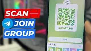 How To Scan QR in Telegram 2024 || Scan QR Code in Telegram to Join Group