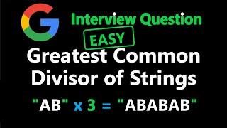 Greatest Common Divisor of Strings - Leetcode 1071 - Python