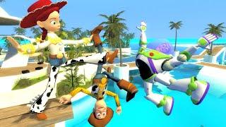 Gmod Ragdolls Toy Story Woody, Jessie & Buzz Vol. 122