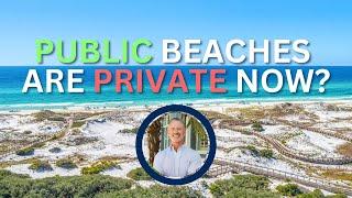 Florida Public Beaches are Private Now?  WATCH THIS