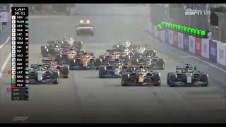 RESTART IN BAKU AZERBAIJAN GP HAMILTON IS OUT 2021