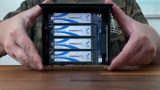 NVMe M2 16TB Sabrent SSD OWC external Enclosure RAID speed test for video editing