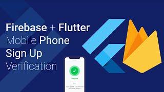 Flutter Firebase user authentication using mobile phone, flutter video tutorial in English, part 36