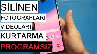 Android Telefonda Silinen Resimleri Bulmak ,Fotografları Geri Getirmek Programsız %100 Çözüm