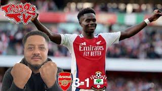 Arsenal 3-1 Southampton | Troopz Match Reaction | KEEP DOUBTING SAKA, HE'S THE MAIN MAN!!