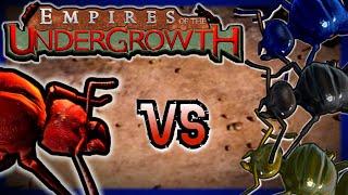 Freeplay against THREE ant colonies! | Empires of the Undergrowth