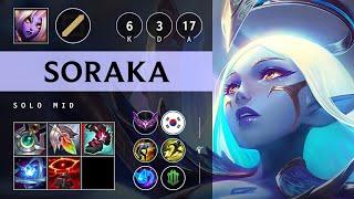 Soraka Mid vs Diana - KR Master Patch 25.04