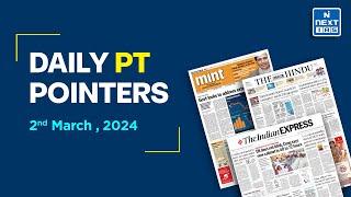 2 March 2024 Daily Current Affairs | UPSC Prelims 2024