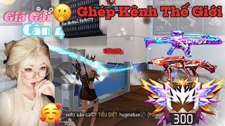 Free Fire | "Giả Gái Cân 4 Gánh Kênh Thế Giới"leo Rank cùng kênh thế giới #freefire #garenafreefire