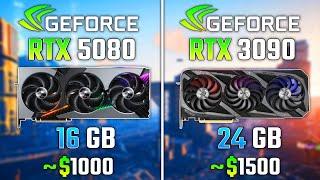 NVIDIA RTX 5080 vs RTX 3090 | Test in 6 Game