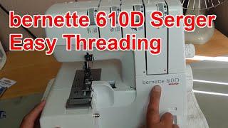 Threading the Bernette 610D Serger / Overlocker - Full Tutorial