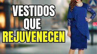 Vestidos Para Lucir JOVEN y ELEGANTE Sin Gastar Mucho Dinero 2025 | Vestidos bonitos para señoras