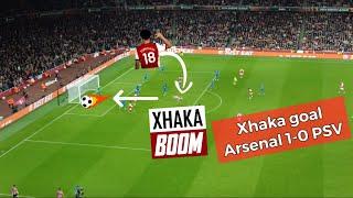 Arsenal sub players reaction to Xhaka goal vs PSV with Arteta’s celebration|Tomiyasu assist冨安健洋アシスト