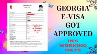 Georgia e-Visa Got Approved | how to get georgia visa