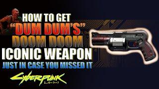 Cyberpunk 2077 Iconic Weapon "DOOM DOOM" Dum Dum's Pistol (How To Get It) Ps5 Gameplay
