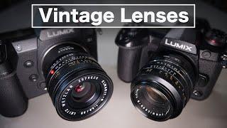 Vintage Lenses on Lumix Cameras –how to get the best results