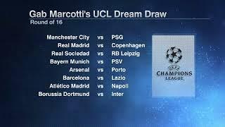 Gab Marcotti’s DREAM UCL DRAW! Man City vs. PSG + Barcelona vs. Lazio | ESPN FC