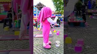 Badut mampang Masha joget tiktok Runtah #shorts #badutlucu #karangsaribinuang