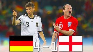 Germany 4 - 1 England (Müller x Rooney) ● World Cup  2010 | Extended Highlights & Goals