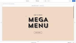 How to create Mega Menu | Part 2/2 | Editor X