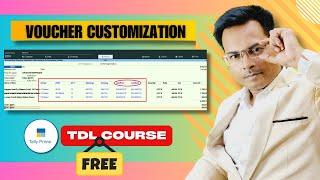 TALLY TDL COURSE - Voucher Customization | Tally Prime Free TDL @LearnWell