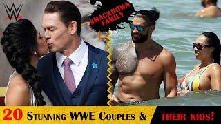 20 Stunning WWE Smackdown Wrestling Couples and their kids | Interesting facts