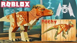 Pachycephalosaurus, Juvenil - Adulto! Grandes MANADAS!  l Mesozoico l Roblox l  BR