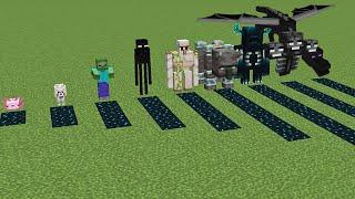 Which Minecraft Mobs death will generate more Sculk ?