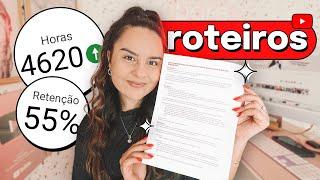 Como Fazer Roteiros do Jeito Certo para o YouTube: Dicas Para Criar Vídeos Com Retenção Alta!