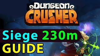 Dungeon Crusher GUIDE #47: Siege 230m hero
