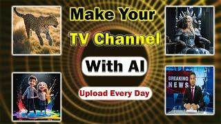  Create Your Own TV Channel with AI & Upload Daily! AI TV channel