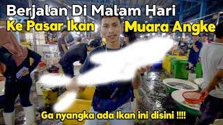 Berjalan di Malam hari ke Pasar Ikan Muara Angke Jakarta Utara | Pasar ikan terbesar di Jakarta