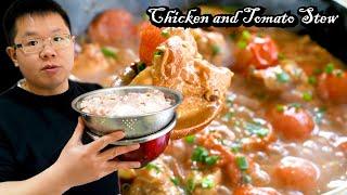 Easy Tomato Chicken Stew with Chicken Thighs | Quick & Delicious Dinner Recipe