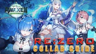 RE:ZERO COLLAB GUIDE | Epic 7 | Awaken Update | Spring 2022