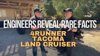 ENGINEERS REVEAL RARE FACTS ABOUT 4RUNNER, TACOMA, LAND CRUISER - CANDID INTERVIEW SHELDON BROWN