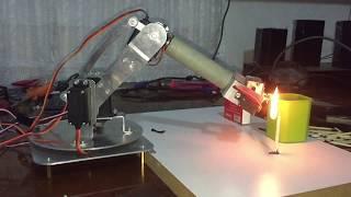 Robot kol servo # TÜRKER2 # servo test #mg90s#6 axes#robots