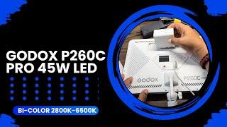 GODOX P260C Pro 45W LED Video Light Panel