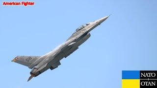 Crazy Ukraine Pilot - Awesome Ukraine F-16 Fighter Jet Manuver Near Russian Border