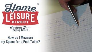 How do I Measure my Space for a Pool Table? - Pool Table Buying Advice