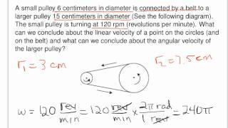 An Angular Velocity Problem